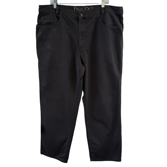Joker Other - Joker Harlem Walker Jeans Mens 42x28 Gray Dark Wash Cotton Denim Logo Patch